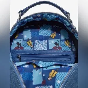 NWT Her Universe Coraline patchwork mini backpack w/matching wallet Her Universe | Bags | Nwt Her Universe Coraline Patchwork  main image 2